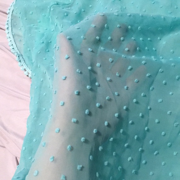 Maurices Flutter Sleeve Swiss Dot Shirt - Picture 7 of 7